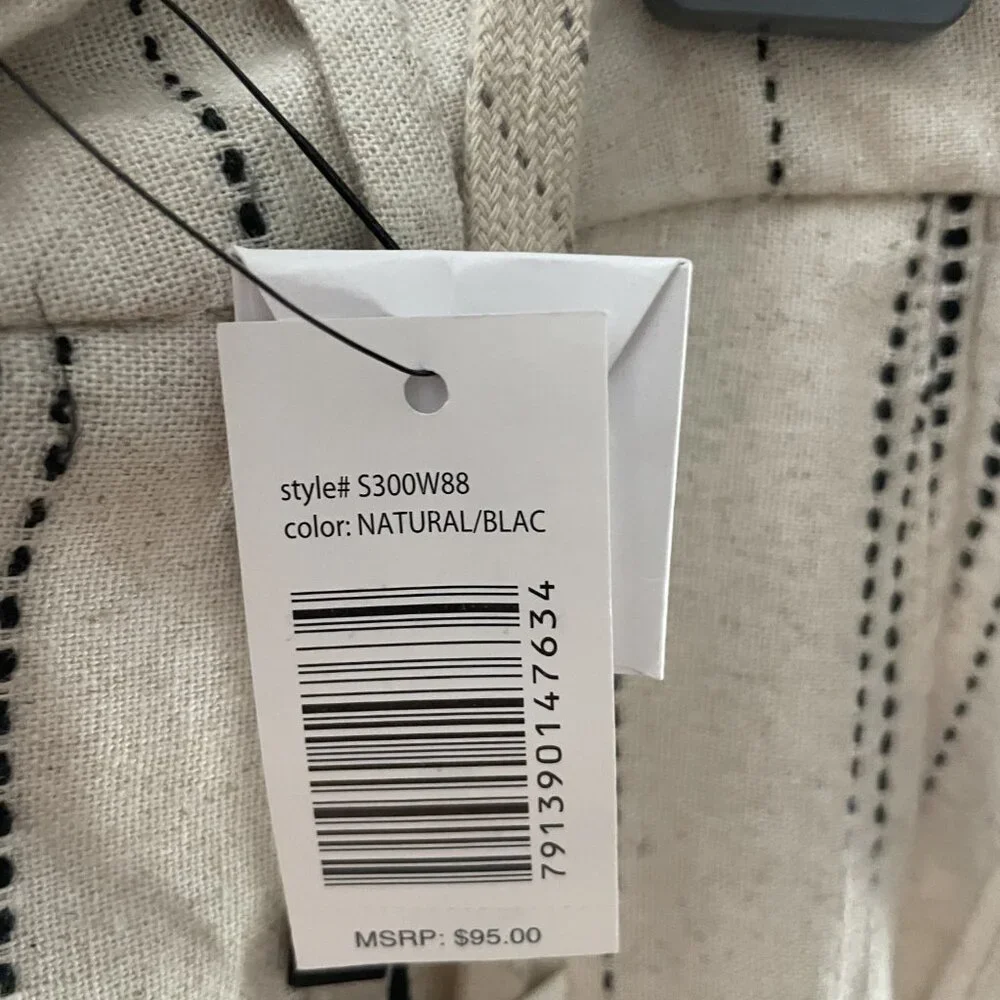 IKE BEHAR Linen Blen Pants